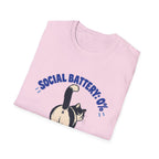 Social Battery 0% T-Shirt