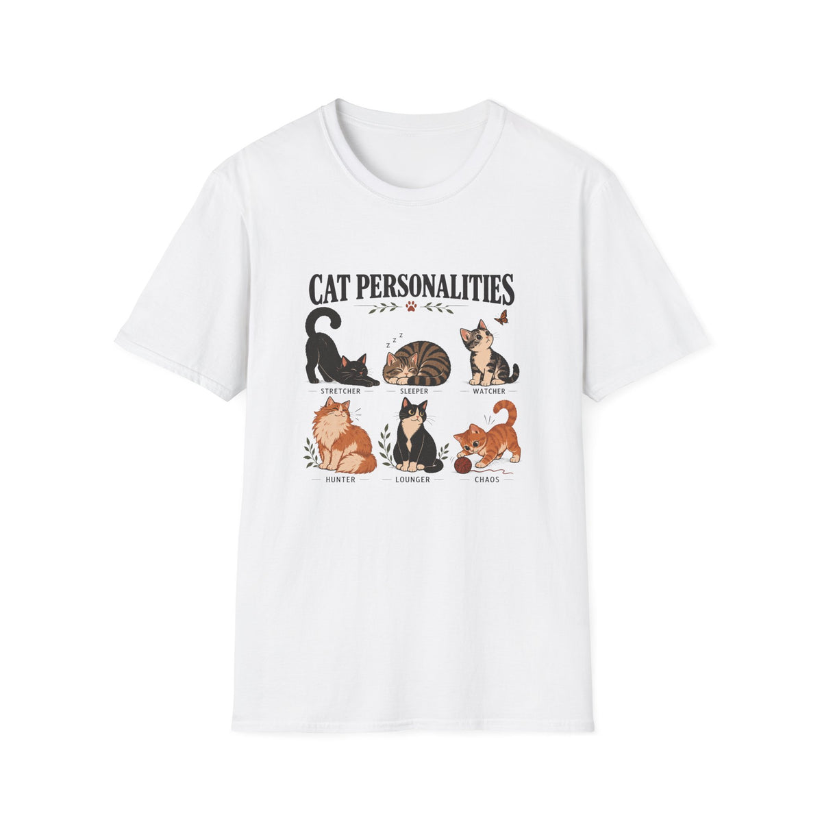 Cat Personalities T-Shirt