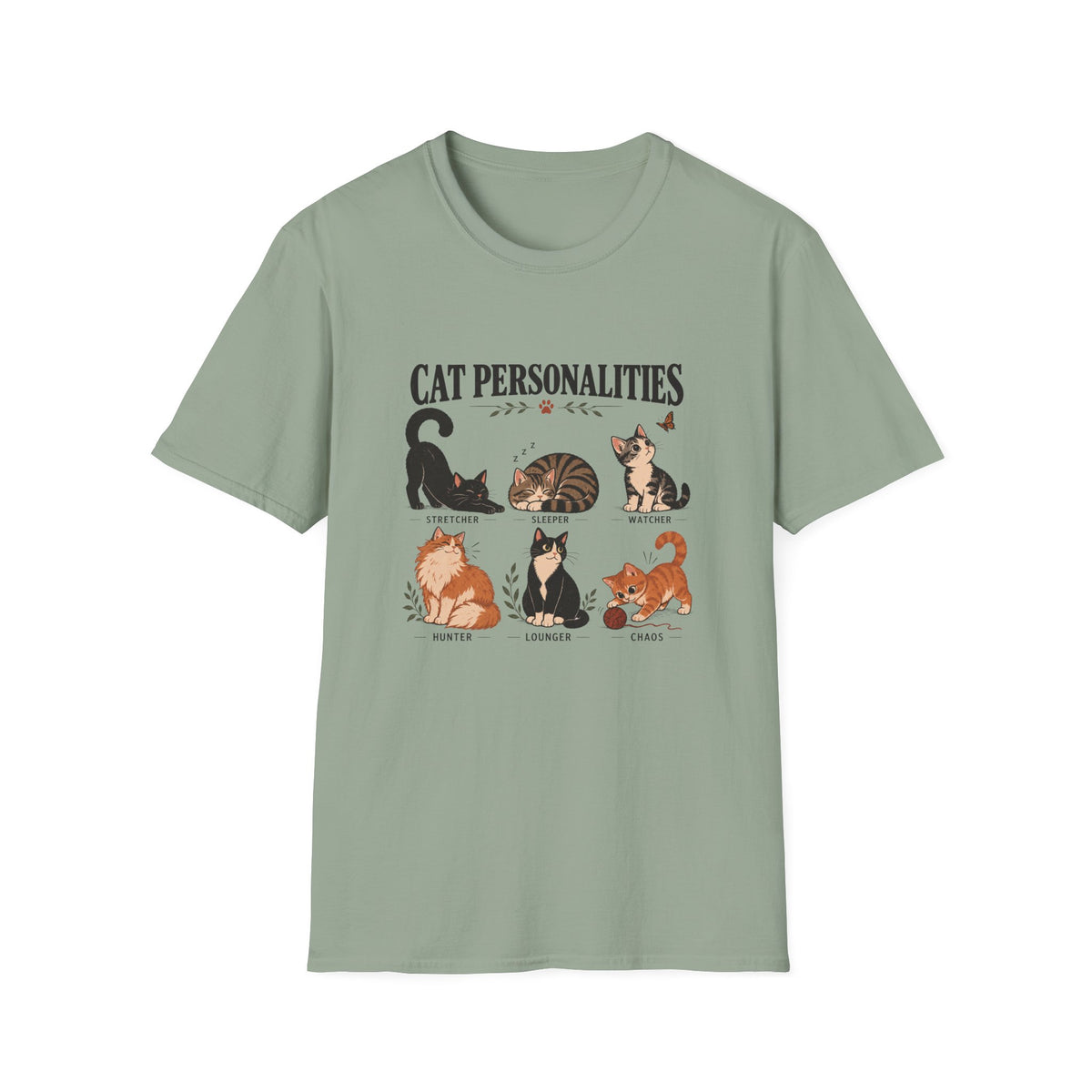 Cat Personalities T-Shirt