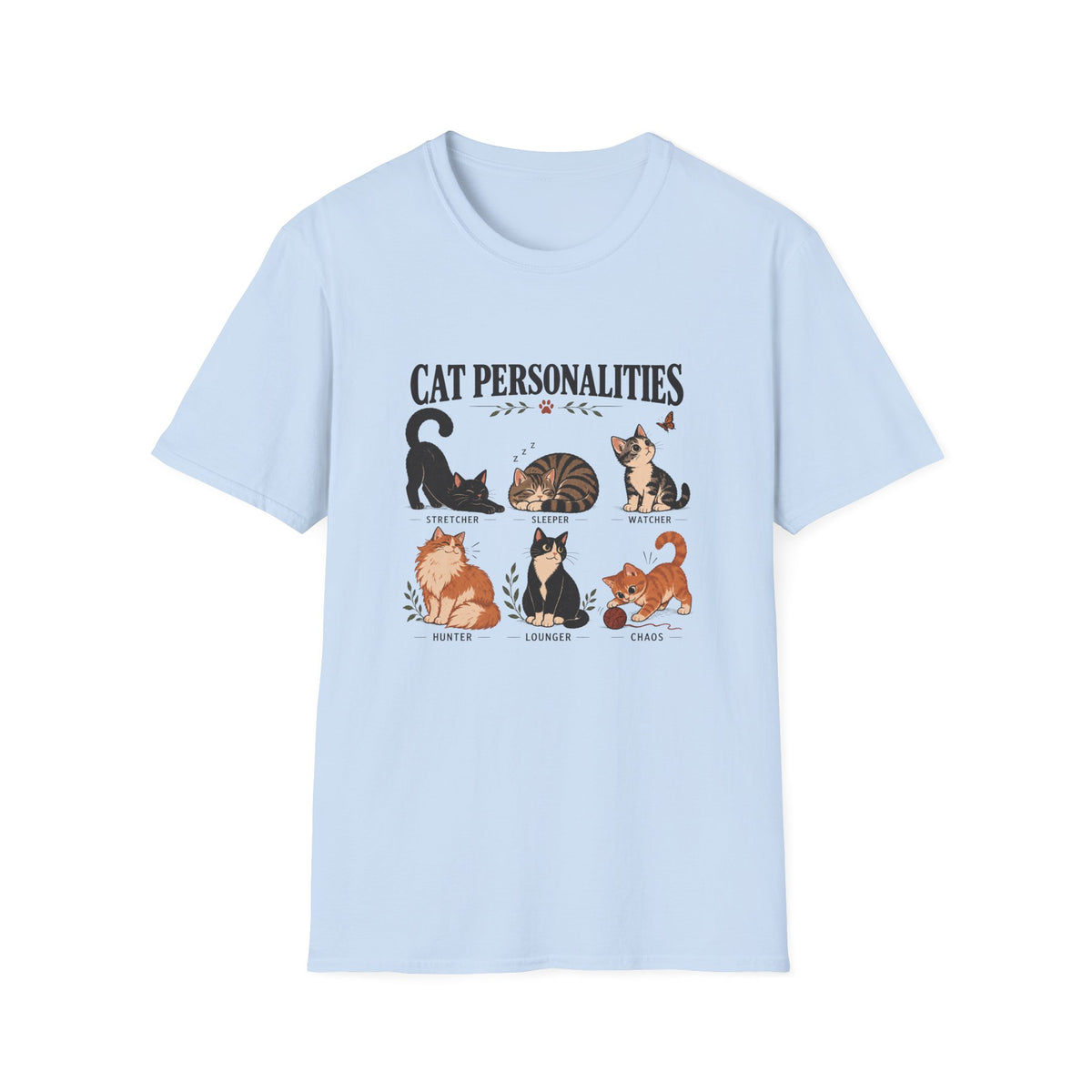 Cat Personalities T-Shirt