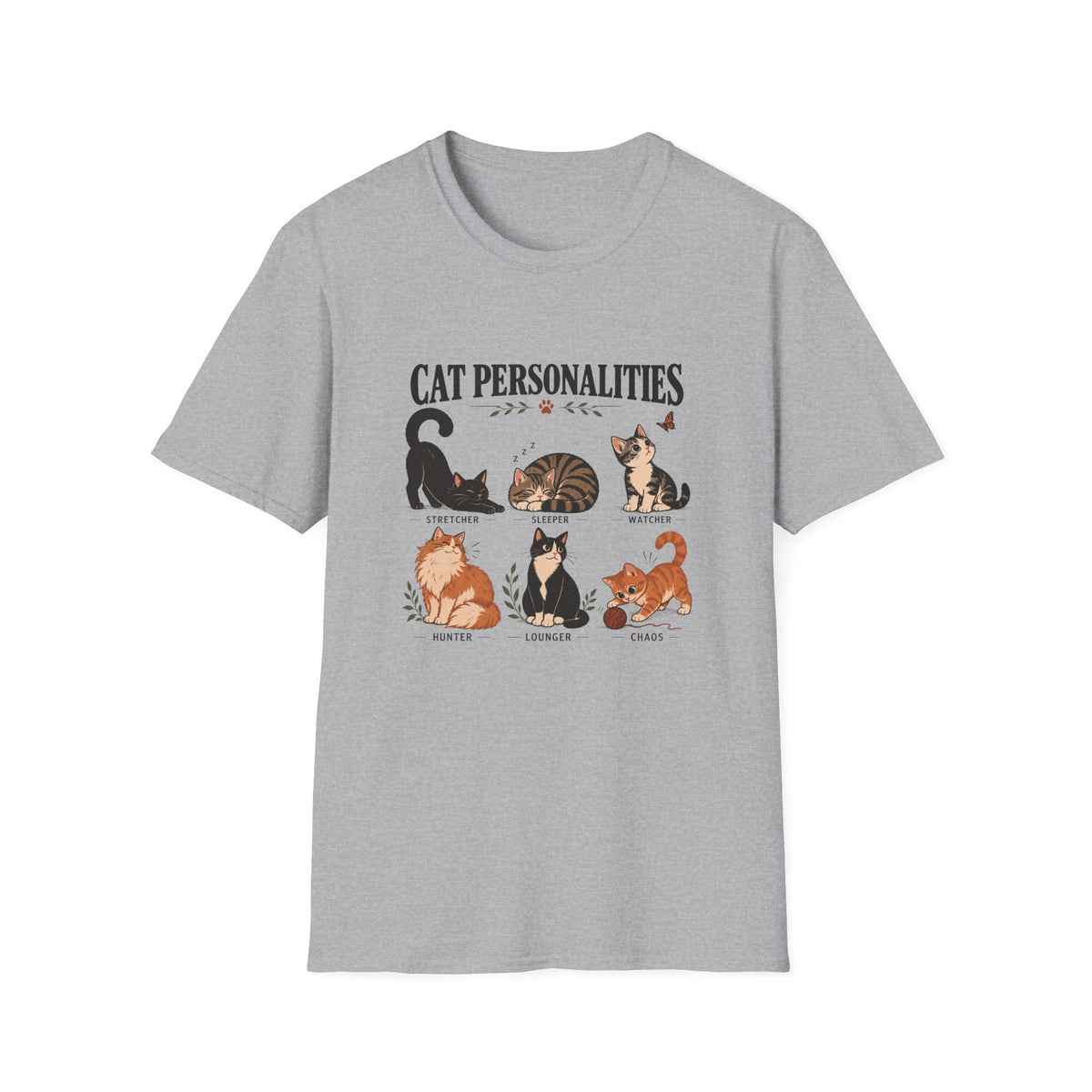 Cat Personalities T-Shirt