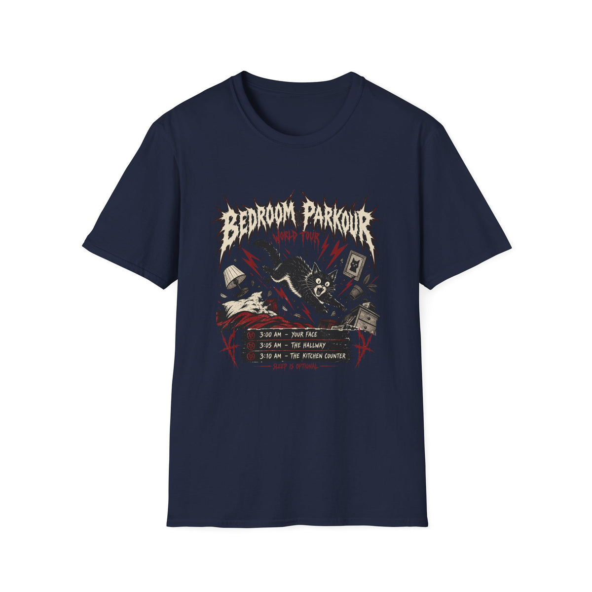 Rock Bedroom Parkour T-Shirt