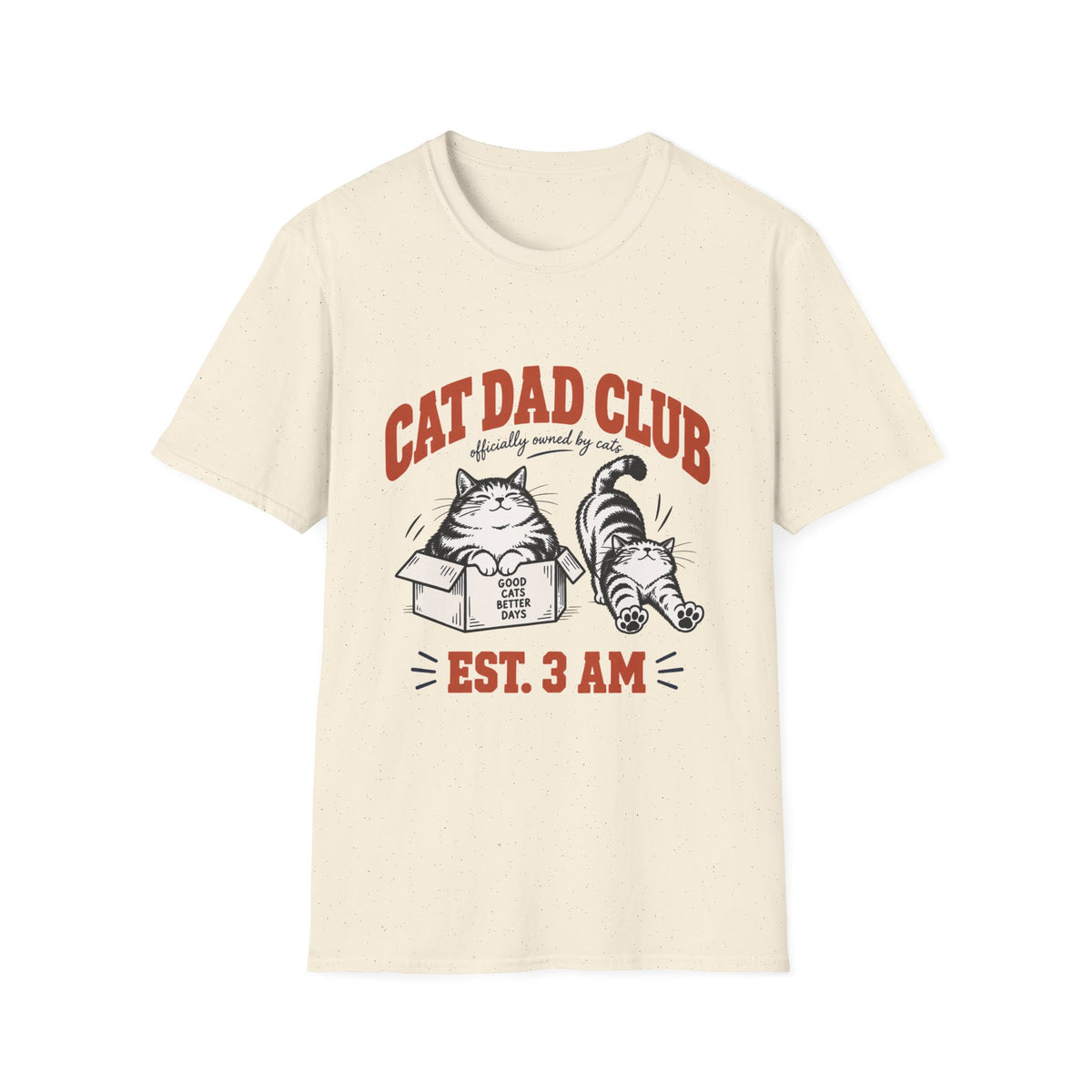 Cat Dad Club T-Shirt