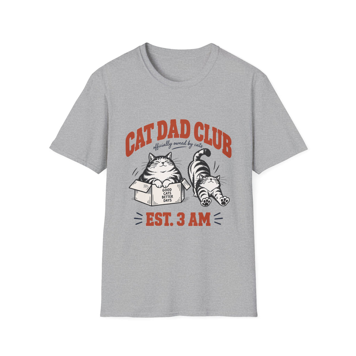 Cat Dad Club T-Shirt