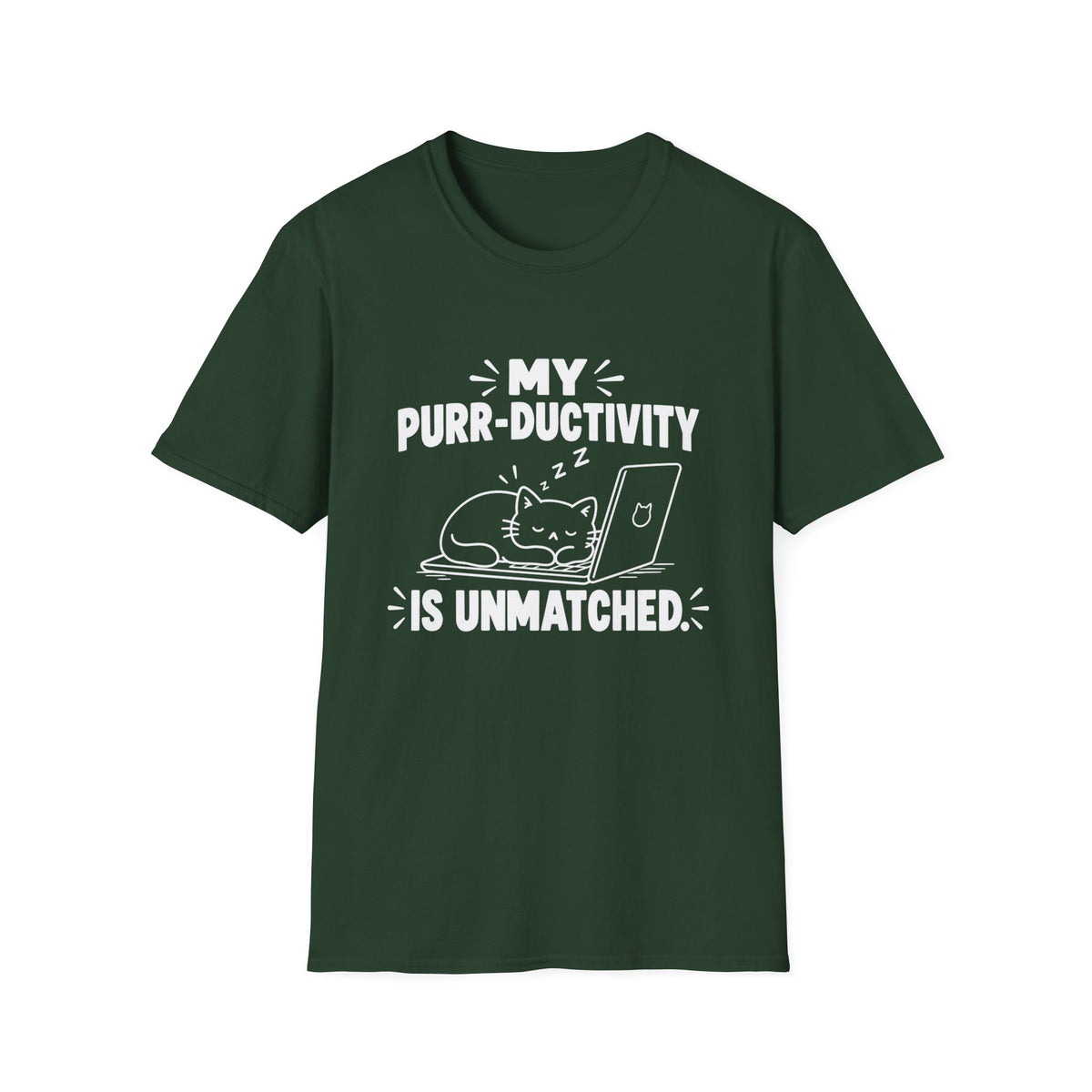 Purrductivity Unmatched T-Shirt
