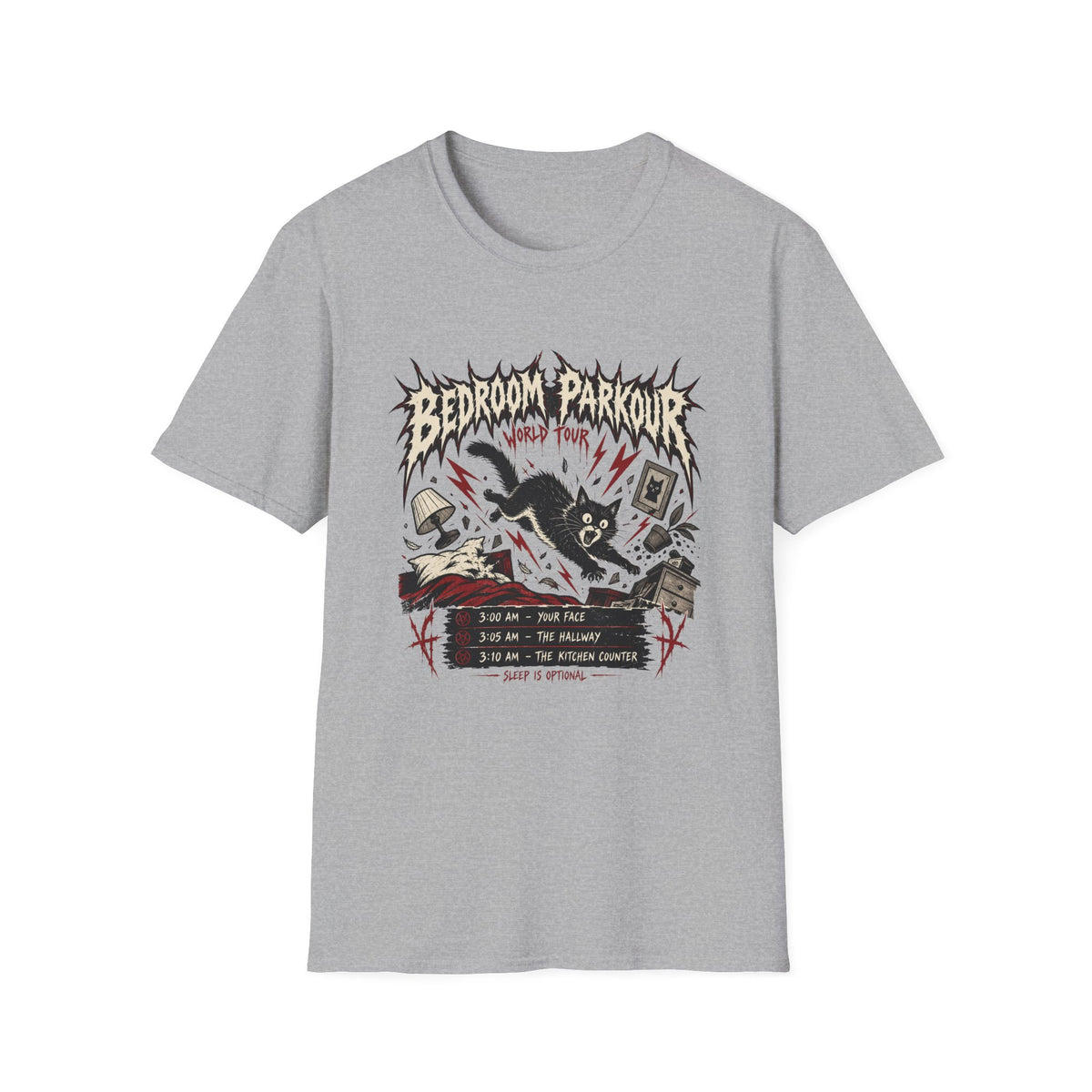Rock Bedroom Parkour T-Shirt