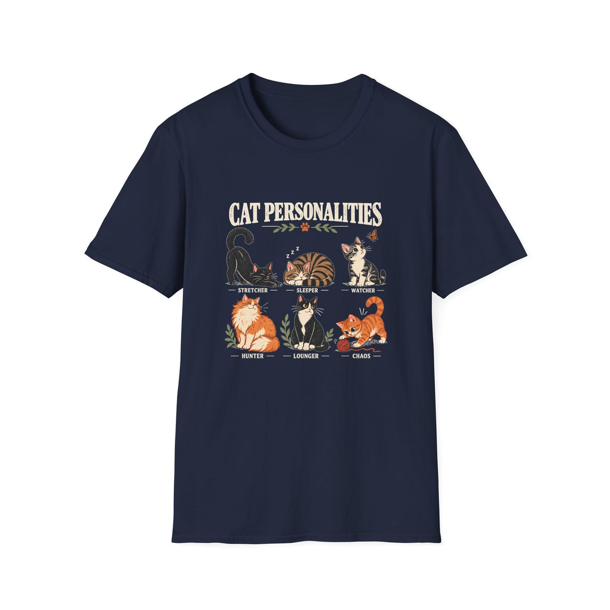 Cat Personalities T-Shirt