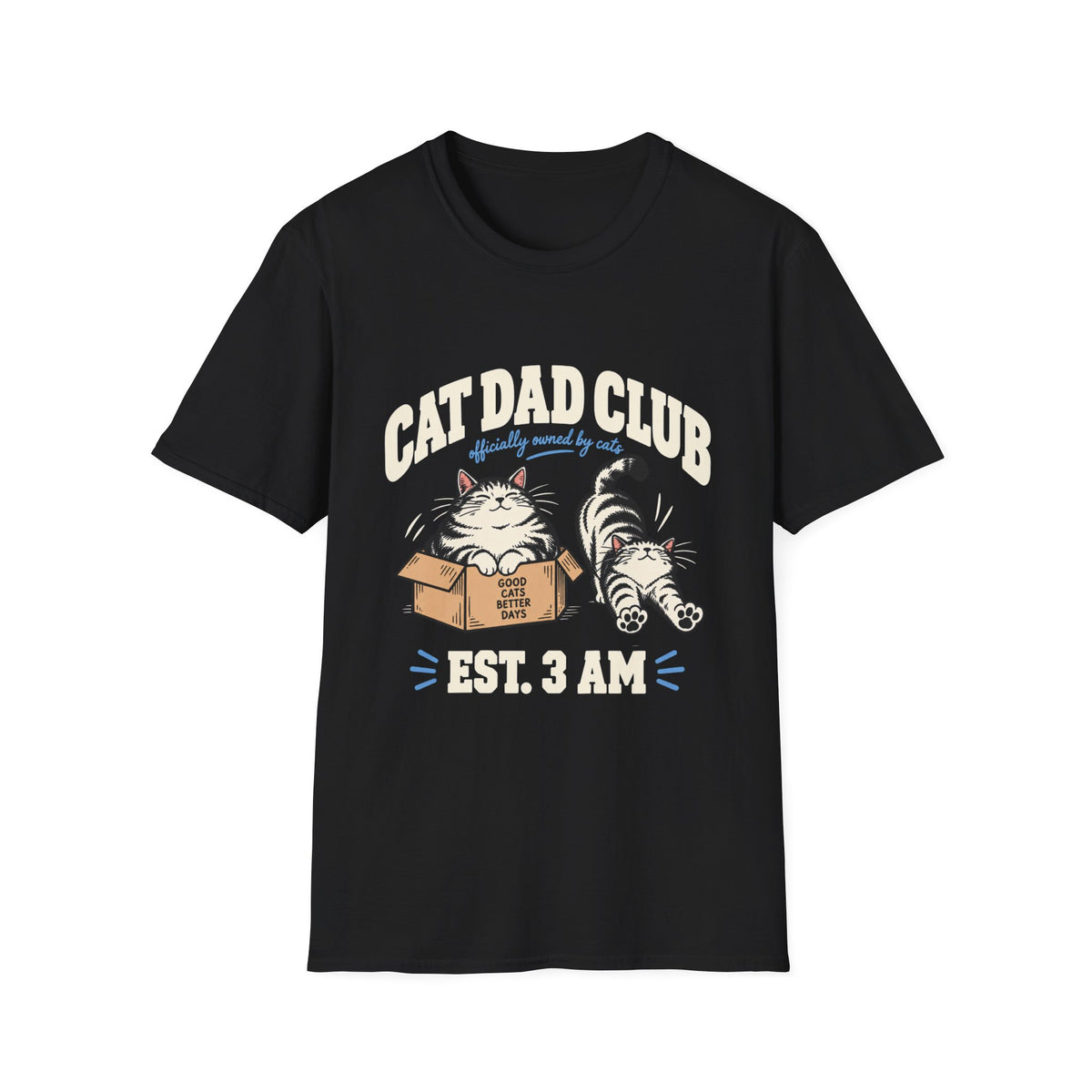 Cat Dad Club T-Shirt