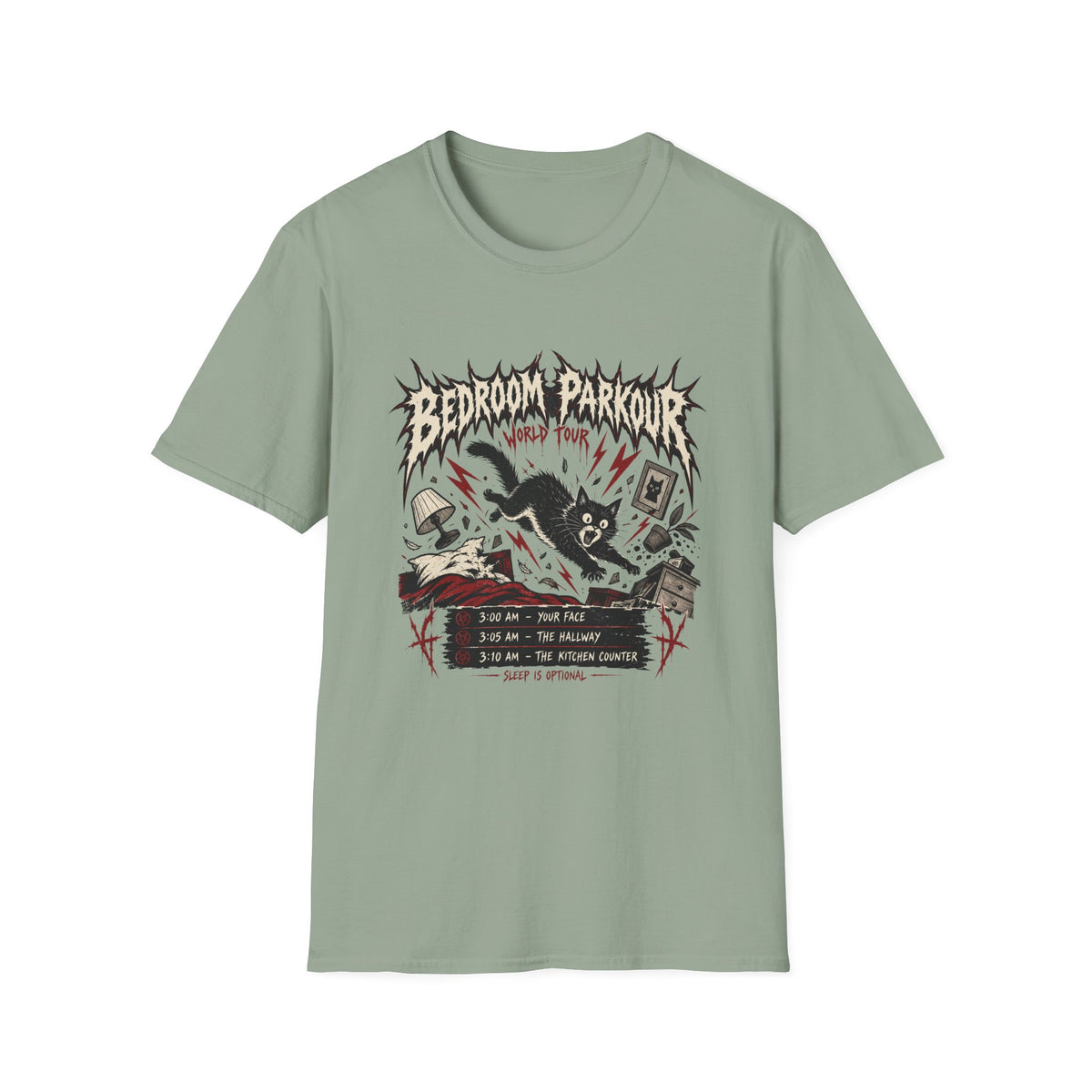 Rock Bedroom Parkour T-Shirt