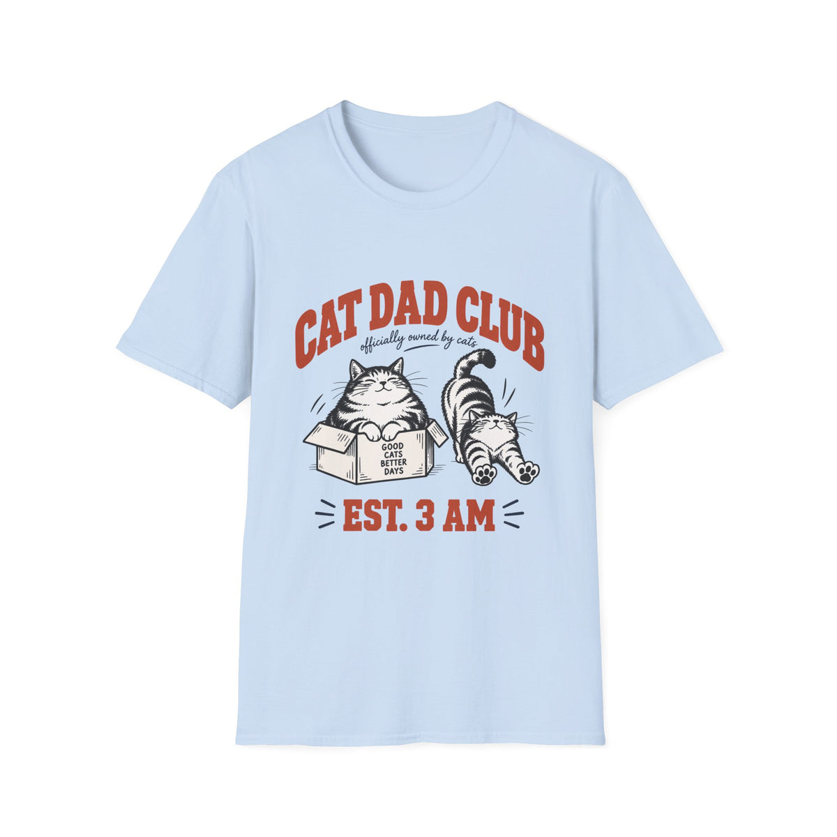 Cat Dad Club T-Shirt
