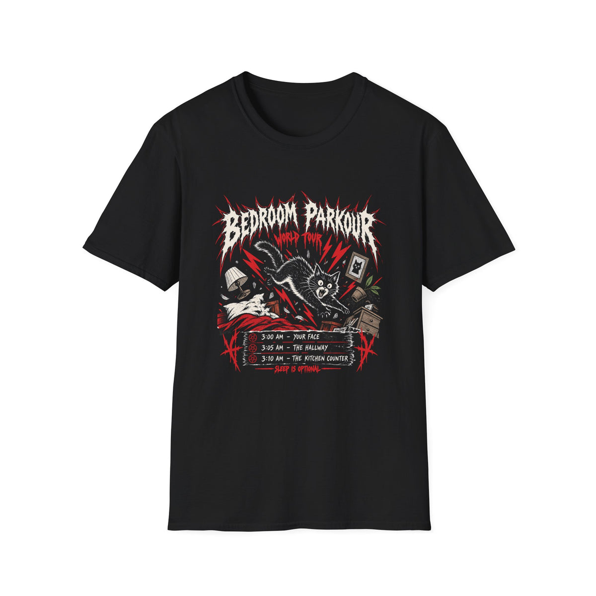 Rock Bedroom Parkour T-Shirt