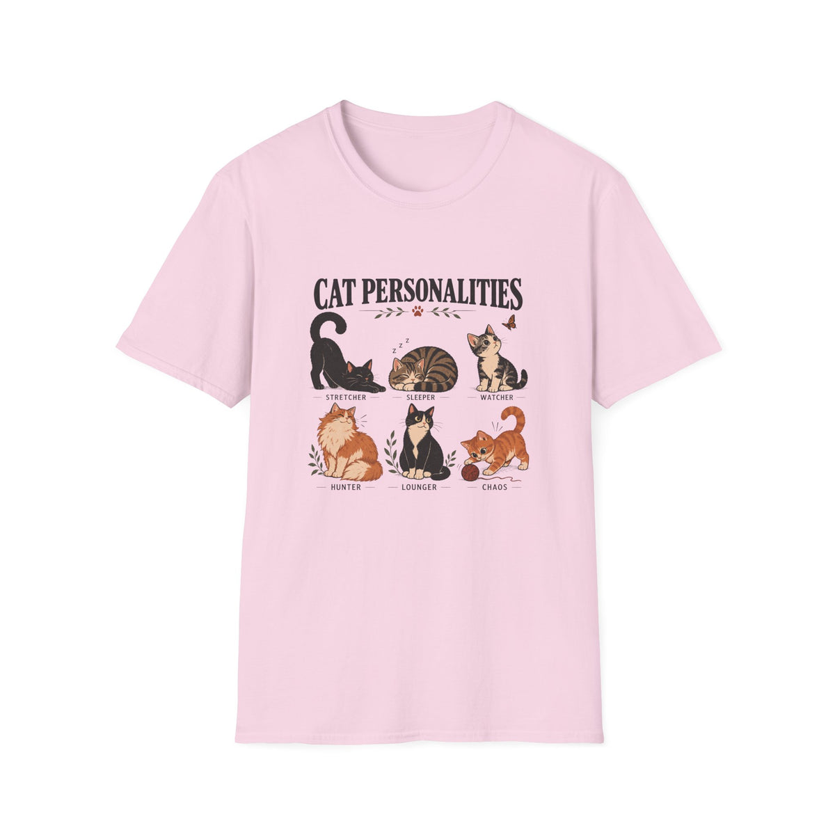 Cat Personalities T-Shirt